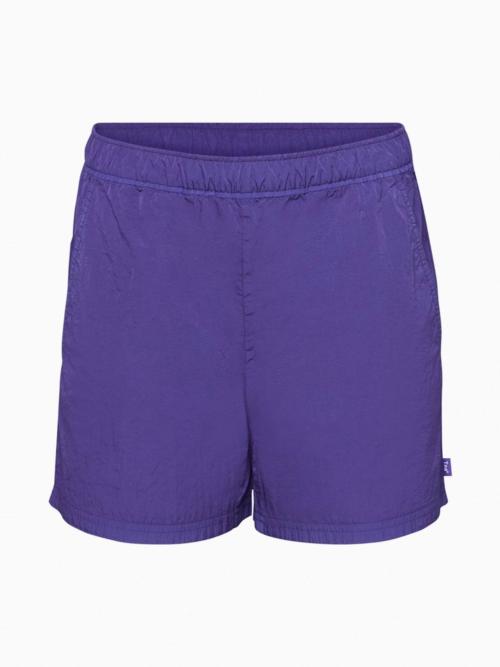Aritzia TNA Claremont 3” Purple Nylon Shorts
